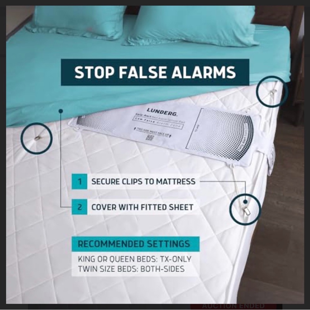 New Early-Alert Bed Alarm System with Wireless Sensor Pad - Picture 4 of 9